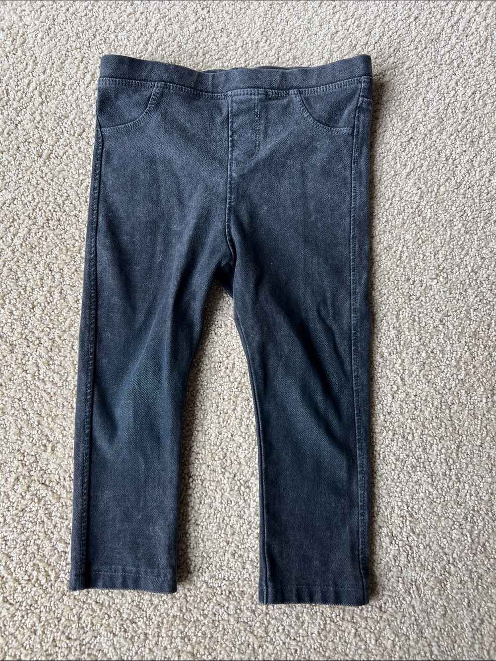Zara Dark Gray Stretch Pull-On Leggings